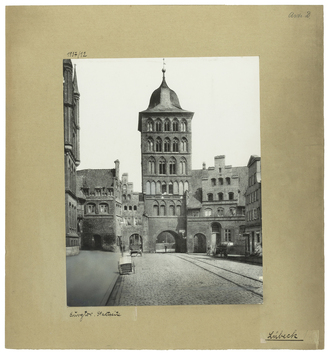Vorschaubild Lübeck: Burgtor, Stadtseite, retuschiert
